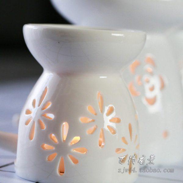 现代迷你蜡烛熏香檀香炉陶瓷香熏炉精油加热香粉香薰灯炉家用小号,淘宝优惠券,粉丝福利购,淘宝优惠卷