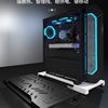 Office desk computer host bracket large sea view room wheel fan strip chassis bracket with universal wheels