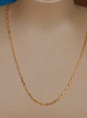 s925纯银配件新潮时尚猪鼻项链锁骨链男女通用套链毛衣链饰品