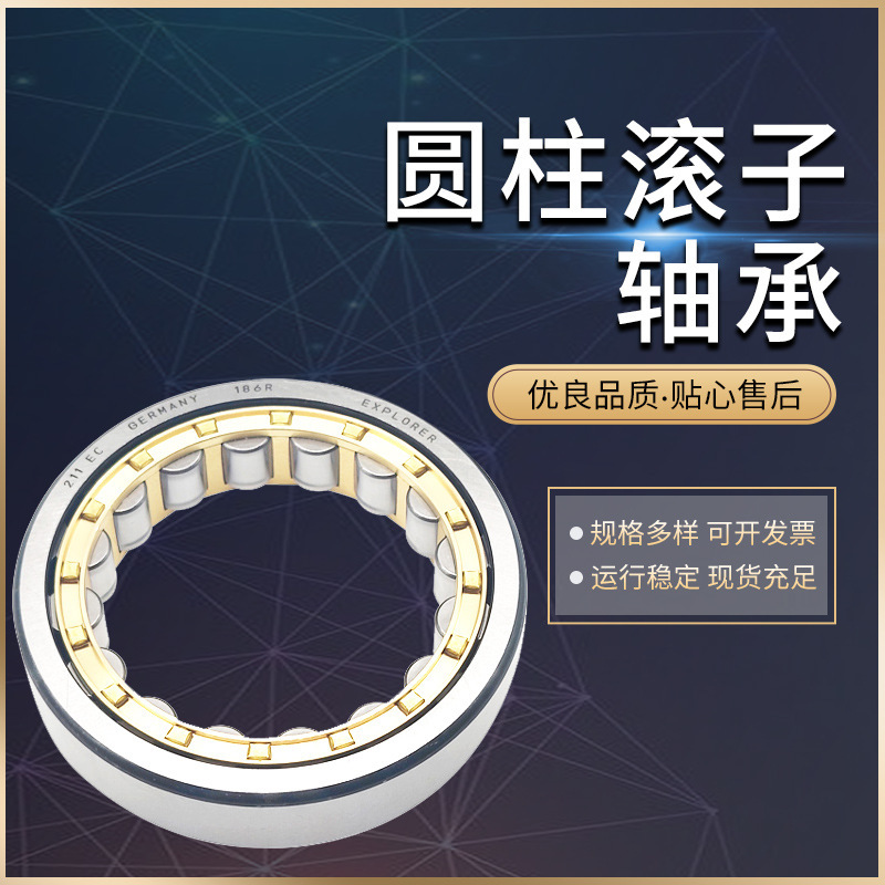 SKF轴承NU203ECP NU204ECP NU205ECP NU206ECP NU207ECP NU208ECP - 图1