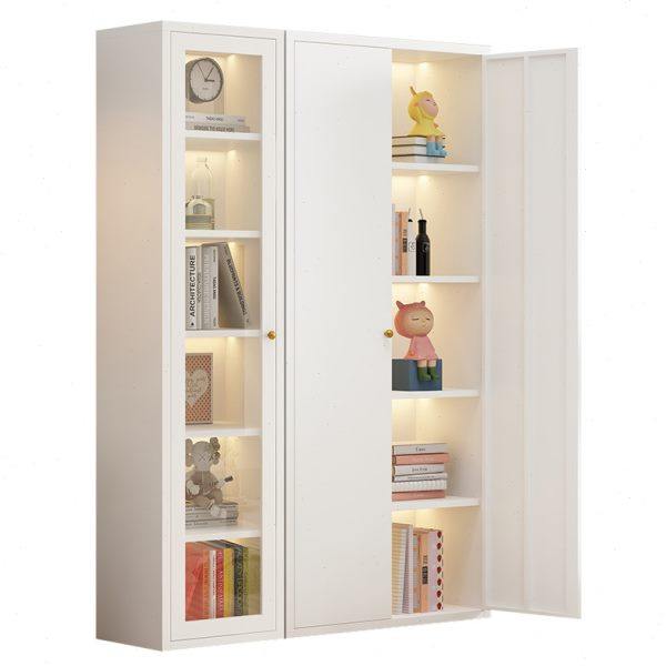 书架置物架落地家用书柜置物柜儿童储物柜自由组合防尘收纳展示柜,淘宝优惠券,粉丝福利购,淘宝优惠卷