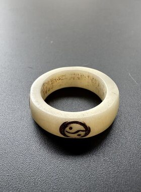尼泊尔西藏手作复古个性牦牛骨戒指手戒民族风跑环男女款饰品4