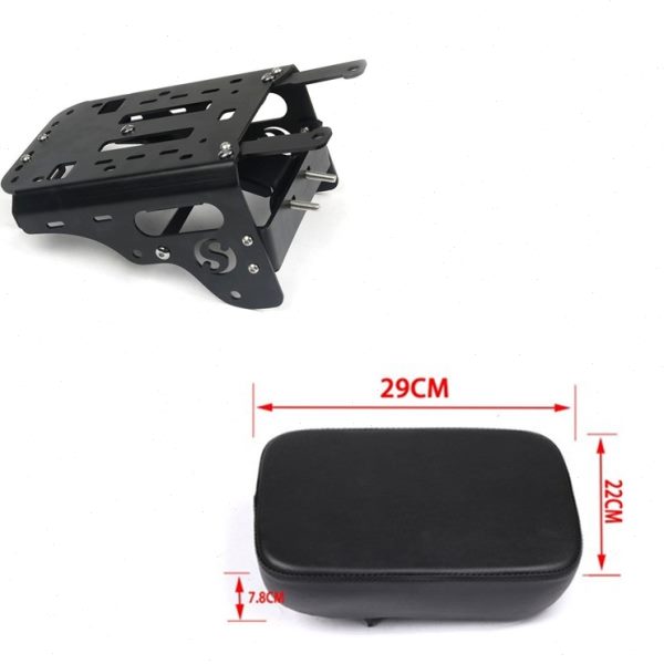 四季星麦铃电动车UT1后货架UTX后座靠背加高加厚坐垫货架尾箱架 - 图2