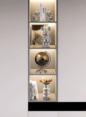 轻奢地球仪摆件高档客p厅电视柜酒柜办公室书房创意桌面家居装饰