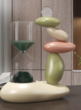 磁吸沙漏情绪稳定神器时来运转桌C面流沙摆件房间装饰礼品开业送