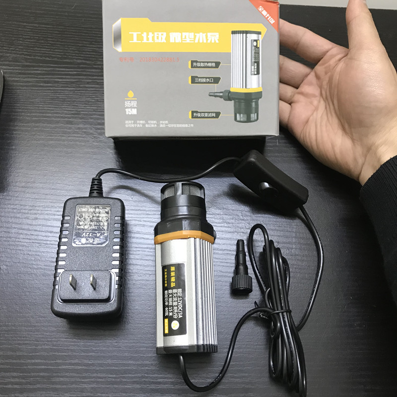 12v微型直流小水泵开槽机水钻切B割机角磨打孔机专用供潜水泵洗澡 - 图2