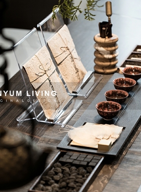 新中式样板间茶室古韵铸铁松针茶壶茶具古典N书房软装饰品桌面摆