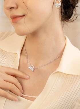 abyb新款璀璨时分轻奢高级感项链包包设计颈链精致锁骨链生日礼物