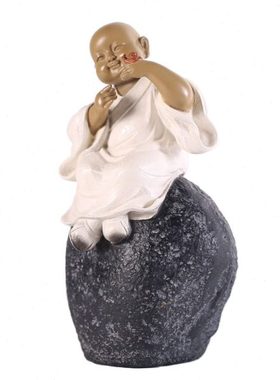 禅意装饰小沙弥摆件 喜相逢 创意家居办公桌博古架新中式工艺品