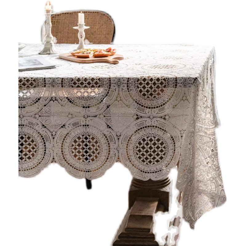 欧式田园蕾丝森系镂空钩织餐桌装饰布沙发靠背巾茶几钢琴盖巾,淘宝优惠券,粉丝福利购,淘宝优惠卷