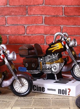 复古怀旧家居客厅电视机柜酒吧店铺装饰品摆件设