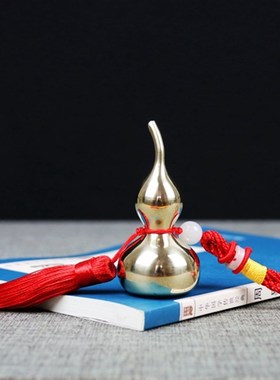 招财进宝 铜葫芦纯铜小号 汽车挂件 家里钥匙葫芦挂件 装饰品摆件