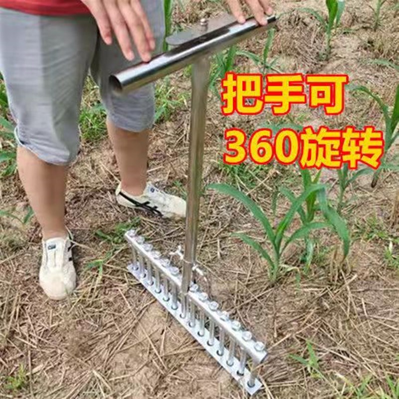种葱神器栽葱机器栽苗器大葱叉子打孔F工具洋葱打眼插苗栽葱栽苗 - 图3