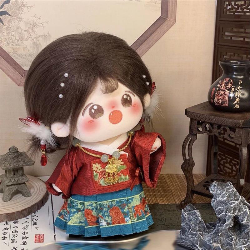 20cm娃衣20厘米棉花娃娃衣服麒麟古风套装无属性玩偶衣服换装包邮 - 图3