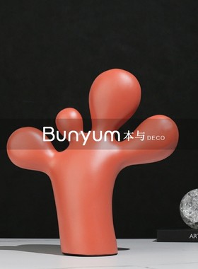 简约现代售楼处几何创意艺w术工艺品摆件家居样板间软装饰品摆件