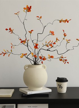 宋代美学花瓶摆件客厅插花干花树枝家居电视柜餐桌装饰高级感小众