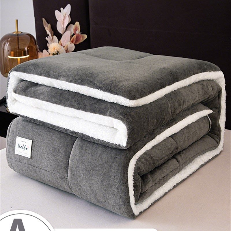 羊羔绒被子2025新款冬季棉被被芯冬天单人宿舍秋冬被加厚保暖10斤,淘宝优惠券,粉丝福利购,淘宝优惠卷