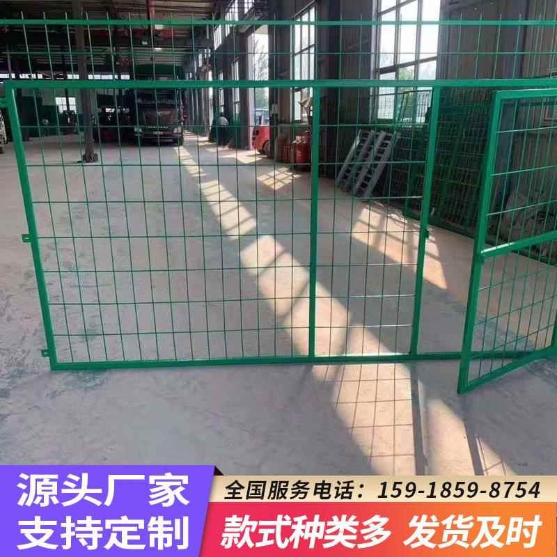 增城新塘车间隔断网铁丝网片护栏浸塑防护网厂区移动围栏厂家 - 图2