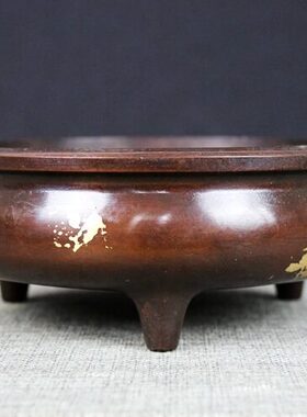 铜香炉纯铜大号家用室内供佛供奉香薰炉焚香炉檀香线香炉宣德炉