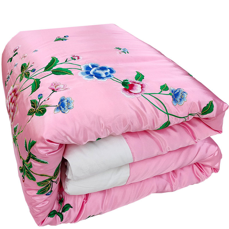 纯手工棉花被丝绸结婚被子新婚庆喜被陪嫁红色冬被春秋棉被芯定做,淘宝优惠券,粉丝福利购,淘宝优惠卷