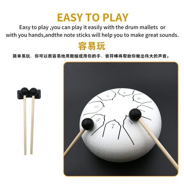 源头工厂6寸8音空灵鼓儿童初学者钢舌鼓梵音忘忧鼓迷你打击型乐器,淘宝优惠券,粉丝福利购,淘宝优惠卷