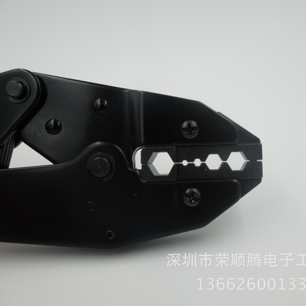 YTH-230PA bnc/q9头冷压钳RG6 RG11压接钳压线钳 F头棘轮端子钳 - 图0