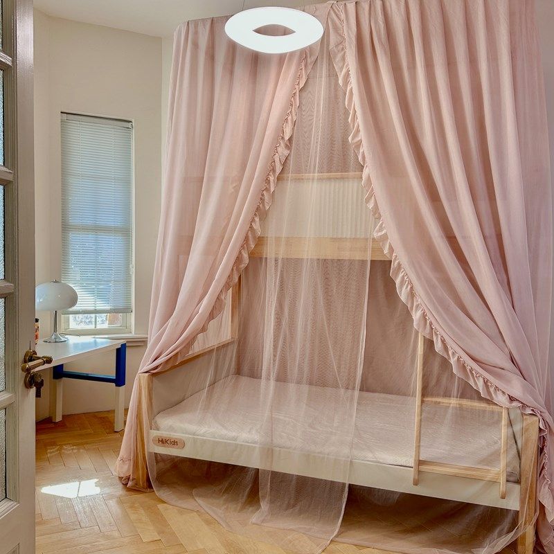 子母床蚊帐2023新款家用卧室儿童上下铺双层高低床防尘顶伸缩支架,淘宝优惠券,粉丝福利购,淘宝优惠卷