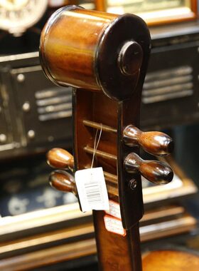 1米欧式木质大提琴吉他酒柜酒庄红酒架储物柜酒吧餐厅复古摆件