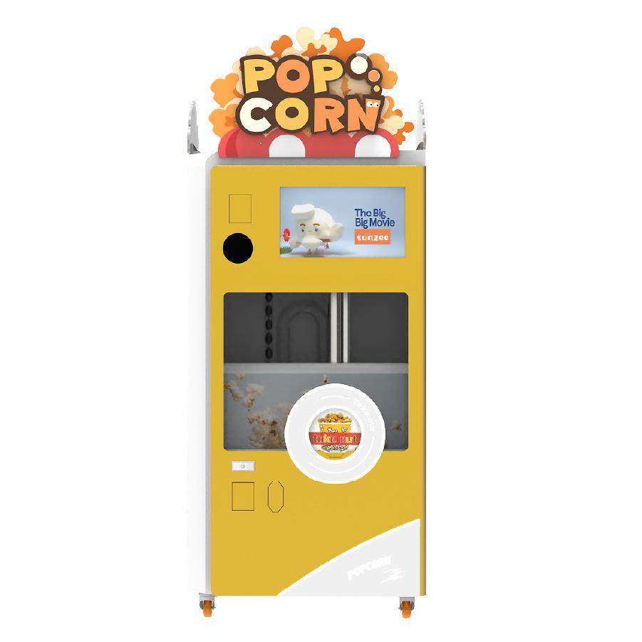 全自动商用爆米花机器人自助小型智能创业自动售卖机爆米花机器,淘宝优惠券,粉丝福利购,淘宝优惠卷