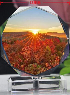 稻盛和夫周边同款水晶人像模型发光摆件创意生日礼物纪念工艺品