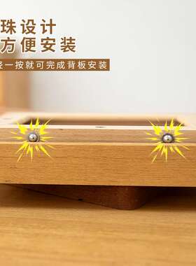 黑胡桃榫卯实木相框摆台洗照片做成打印6寸木质7八高级感空框