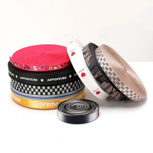 工厂直供质量印花提花丝网印热转印印染各类织带松紧带,淘宝优惠券,粉丝福利购,淘宝优惠卷