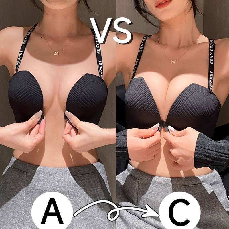 cat kite轻奢前扣内衣女小胸聚拢显大收副乳防下美背文胸罩,淘宝优惠券,粉丝福利购,淘宝优惠卷