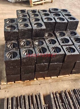 15公斤船舶配重块铸铁压载铁重锤块电梯对重块平衡块压铁块配重铁