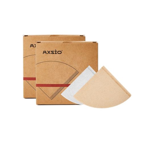 axsio手冲咖啡滤纸V60扇形咖啡壶滤纸过滤网纸袋手磨咖啡机滴滤纸 - 图3