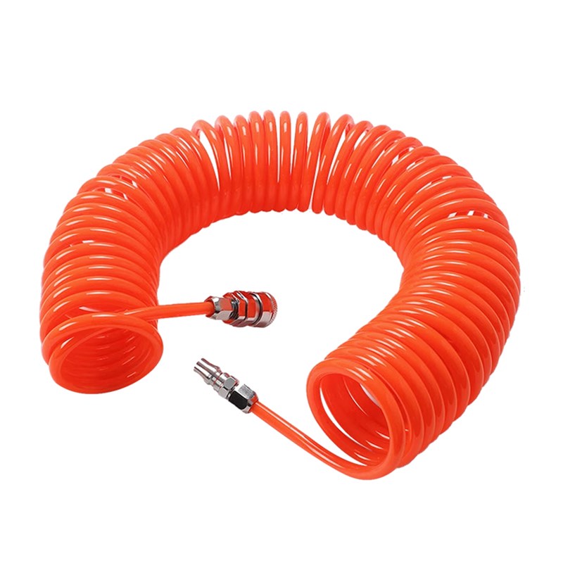 台湾THB气动弹簧管空压机气泵气管软管伸缩PU螺旋风管带快速接头 - 图3