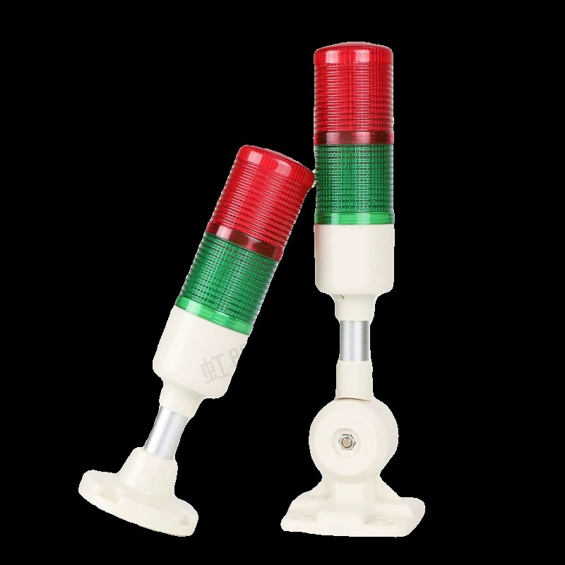 LED双色双层警示灯机床报警灯设备信号灯声光报警器运行故障灯24V - 图3