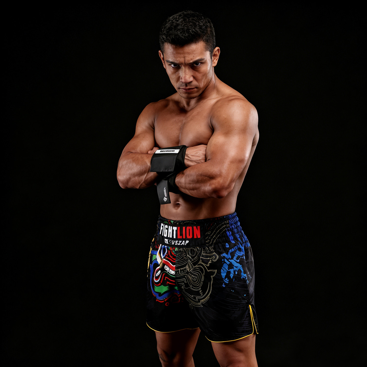 VSZAP男士健身训练泰拳短裤速干透气跑步格斗裤新款运动裤拳击服,淘宝优惠券,粉丝福利购,淘宝优惠卷