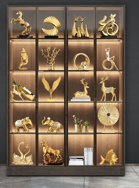 现代轻奢软装饰品家居书柜摆设客厅玄H关酒柜创意欧式高档简约摆