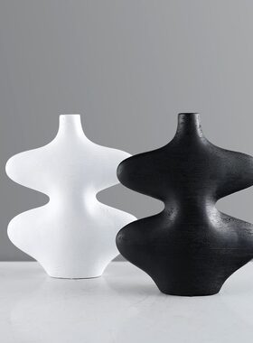 甄选现简约创意艺术家居葫芦花客厅玄关装饰品样板间电视柜花器