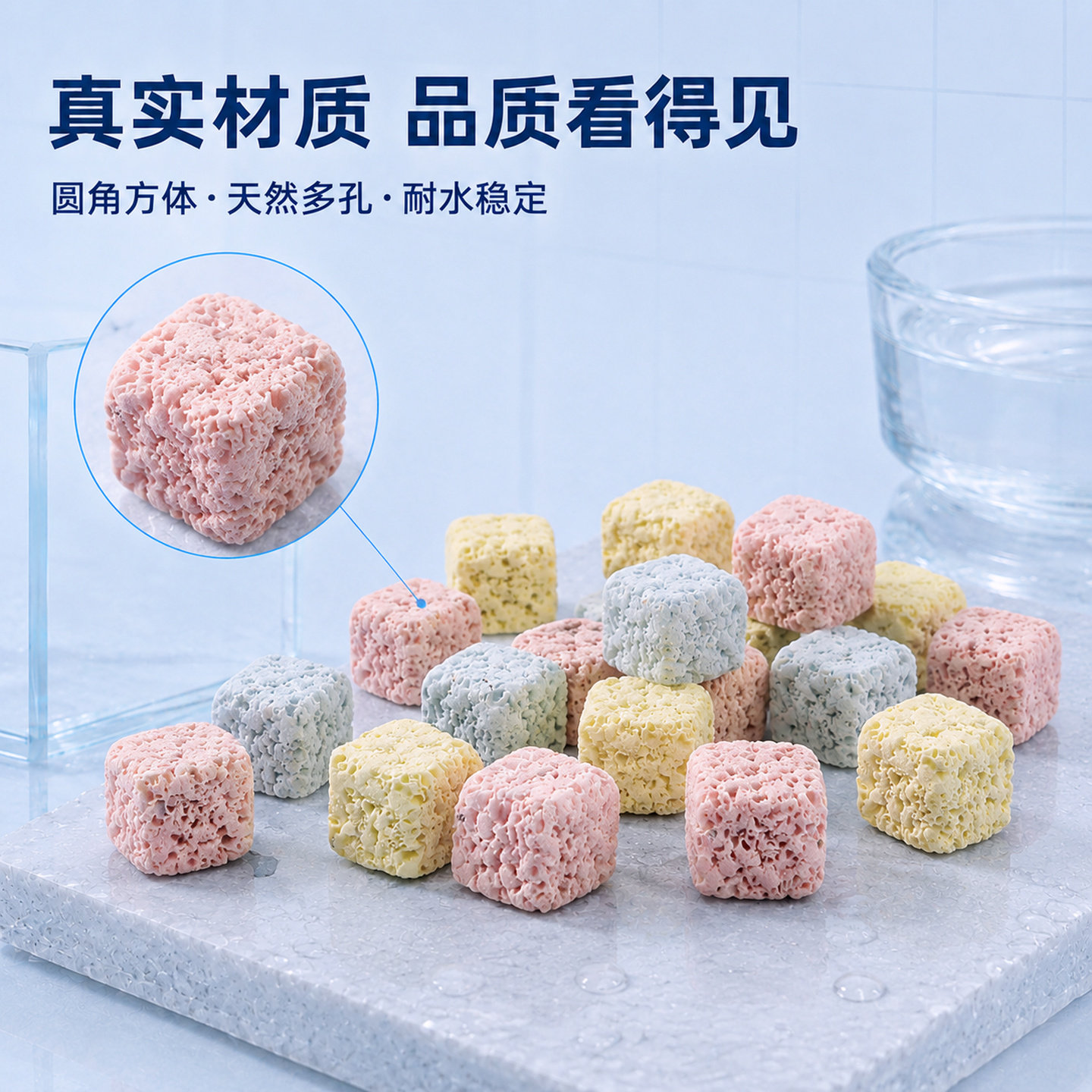 Fish tank filter material nitrifying bacteria filter material