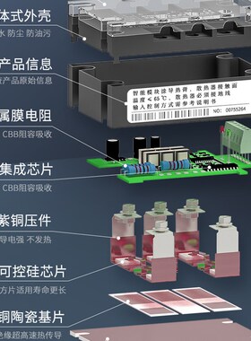 上整SZZD-3电力调整器三相可控硅智能整流调压模块调温固态继电器
