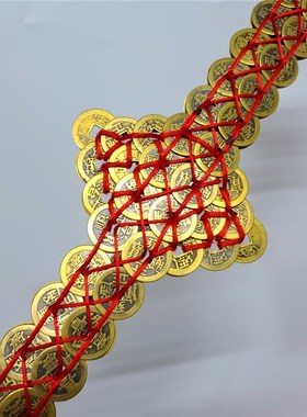 真铜铜钱剑纯铜仿古做旧双排铜剑摆件家居M饰品工艺品铜器装饰品