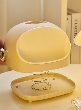 现代简约纸巾盒装饰摆件家居客厅餐桌抽纸盒多功S能可爱创意收纳