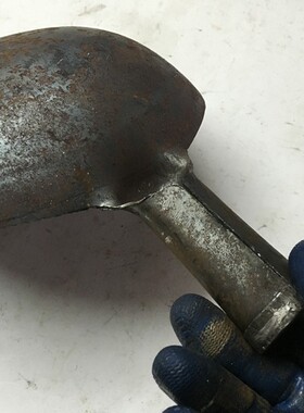 铁瓢工业勺子大号饲养圆水勺子淤泥勺养殖用铁勺头食堂铁水舀包邮
