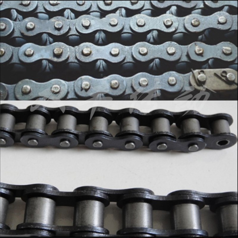 工业链条32A短节距50.8毫米单排链轮2寸双排接头卡扣传动用滚子链 - 图3