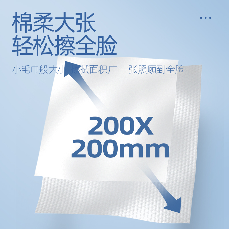 植护纯棉洗脸巾悬挂式棉柔巾100%全棉加厚100抽一次性卸妆洁面巾 - 图2