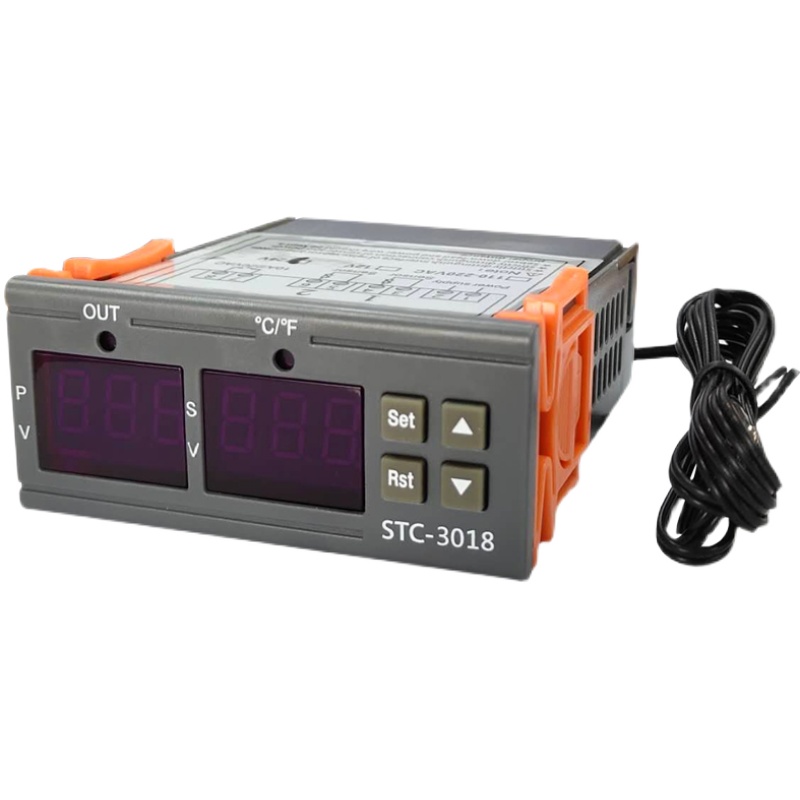 STC-3018高精度温度控制器数显温控器控温开关微型温控板华氏切换 - 图3