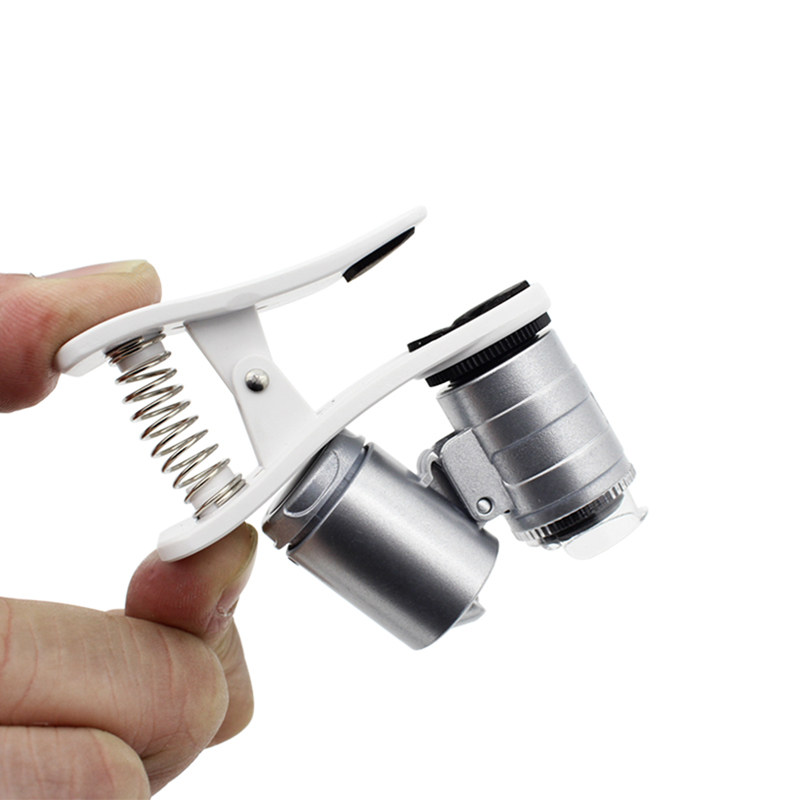 60倍迷你带灯高清手机显微镜便携拍照古玩珠宝验钞鉴定邮票放大镜,淘宝优惠券,粉丝福利购,淘宝优惠卷