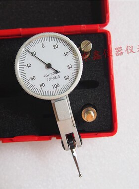 杠杆千分表 指示表 千分小校表头0-0.2mm 精度0.002带表座送测头